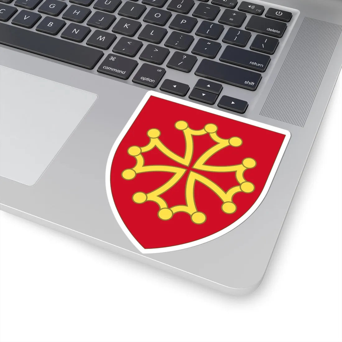Arms of Languedoc (Spain) (Coat of Arms) STICKER Vinyl Kiss-Cut Decal - The Sticker Space