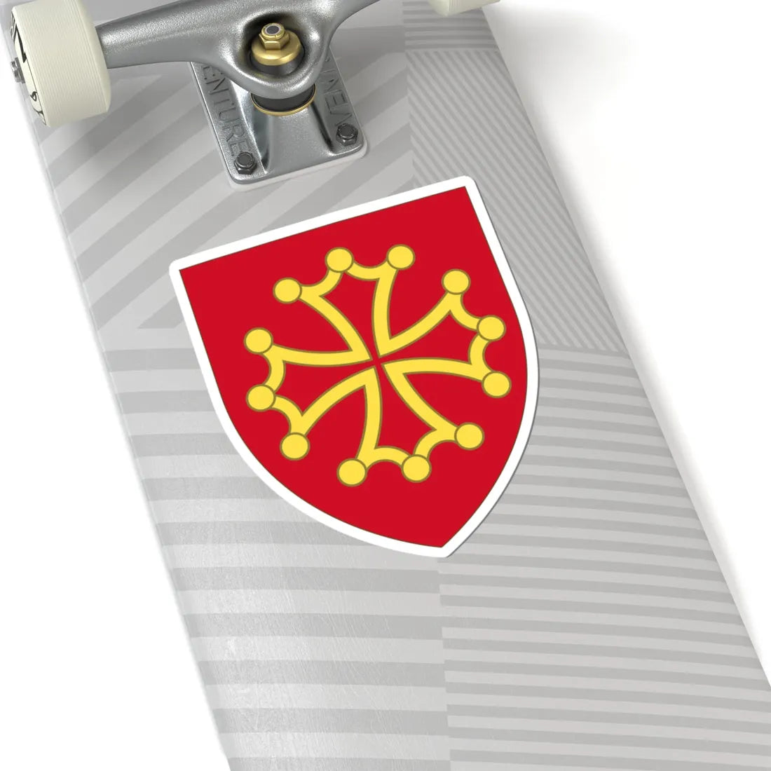 Arms of Languedoc (Spain) (Coat of Arms) STICKER Vinyl Kiss-Cut Decal - The Sticker Space