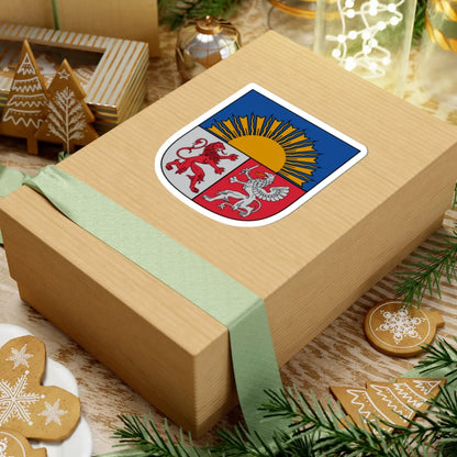 Arms of Latvia (Latvia) (Coat of Arms) STICKER Vinyl Kiss-Cut Decal - The Sticker Space