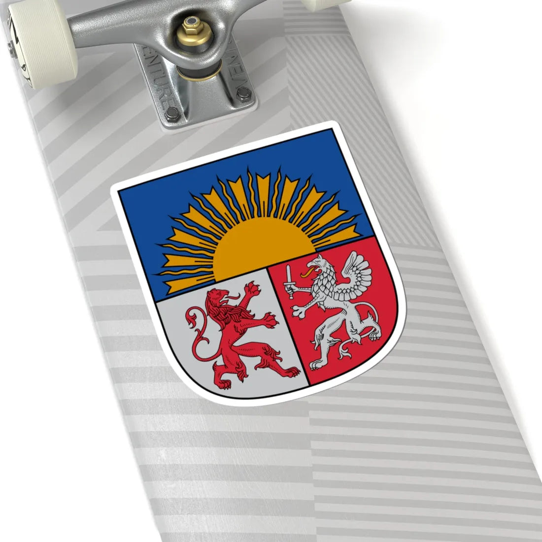Arms of Latvia (Latvia) (Coat of Arms) STICKER Vinyl Kiss-Cut Decal - The Sticker Space