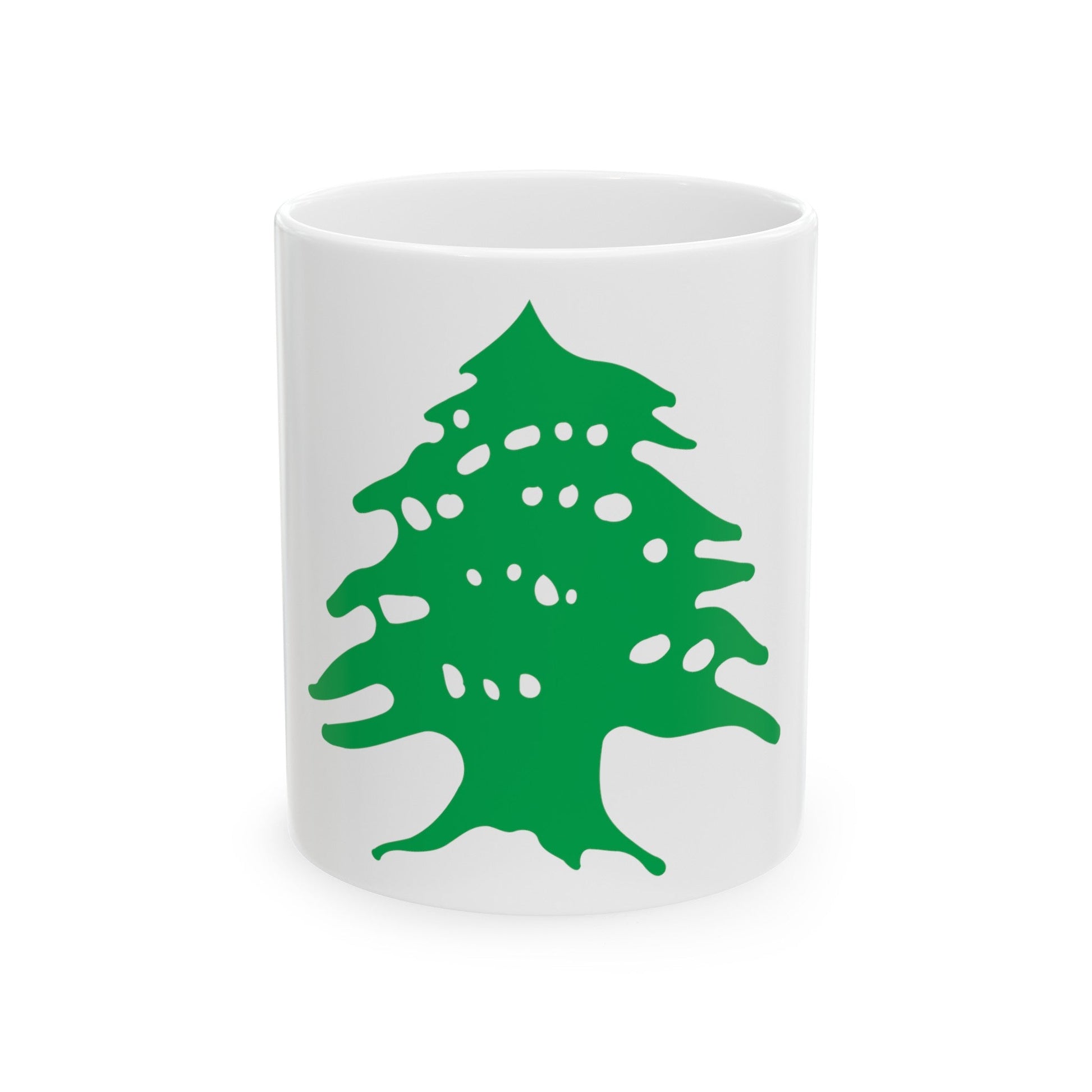 Arms of Lebanon - White Coffee Mug-11oz-The Sticker Space