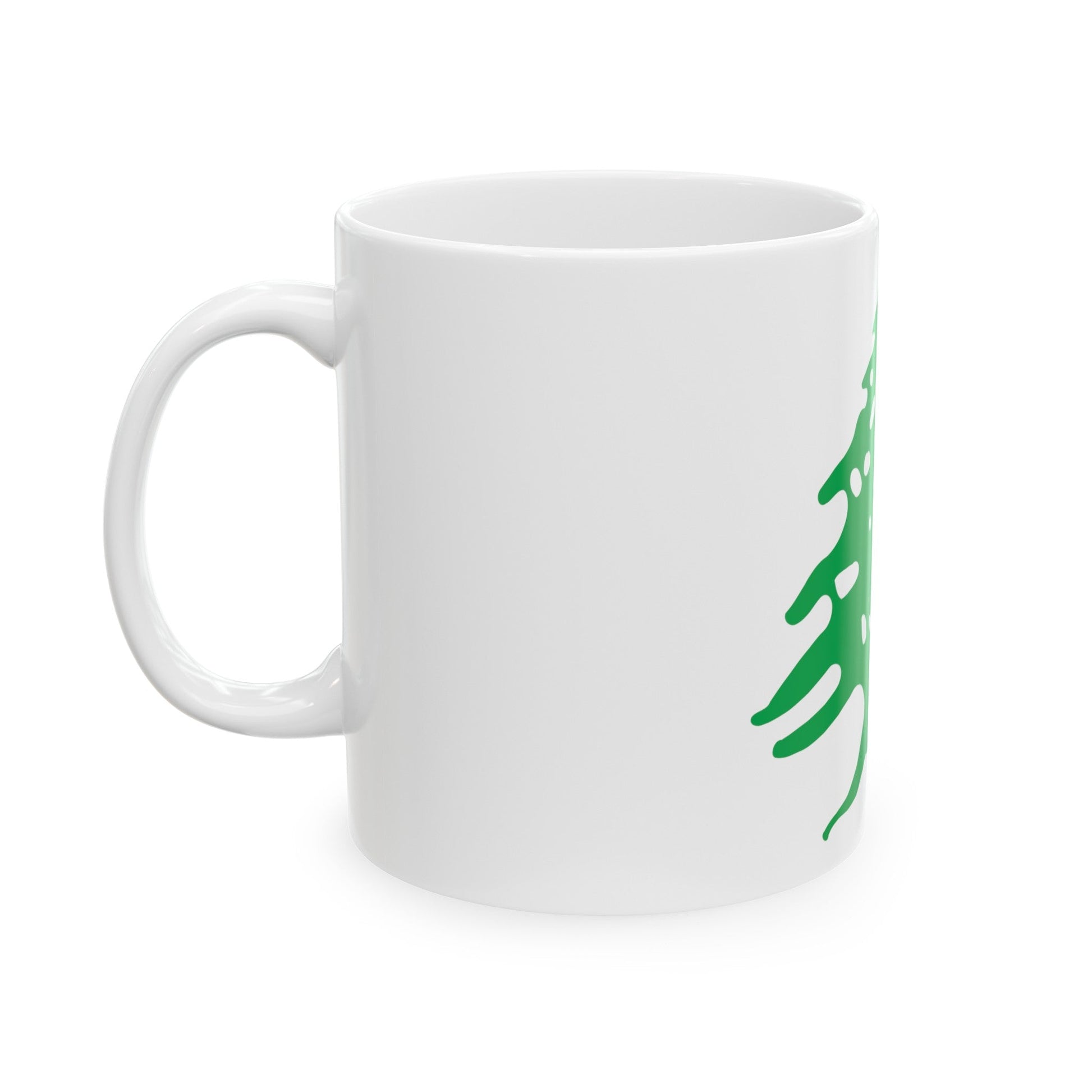 Arms of Lebanon - White Coffee Mug-The Sticker Space