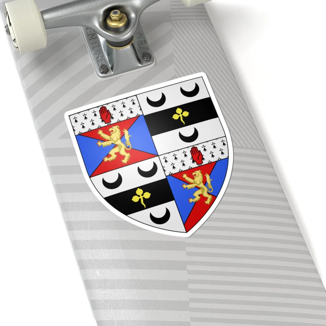 Arms of Lee Guinness (Ireland) (Coat of Arms) STICKER Vinyl Kiss-Cut Decal - The Sticker Space