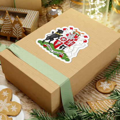 Arms of Leicestershire County Council (England) (Coat of Arms) STICKER Vinyl Kiss-Cut Decal - The Sticker Space