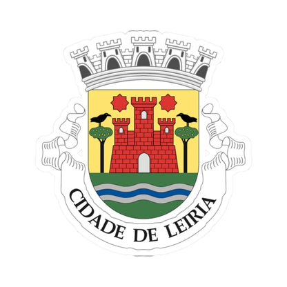 Arms of Leiria (Portugal) (Coat of Arms) STICKER Vinyl Kiss-Cut Decal 2 Inch White - The Sticker Space