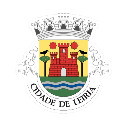 Arms of Leiria (Portugal) (Coat of Arms) STICKER Vinyl Kiss-Cut Decal 2 Inch White - The Sticker Space