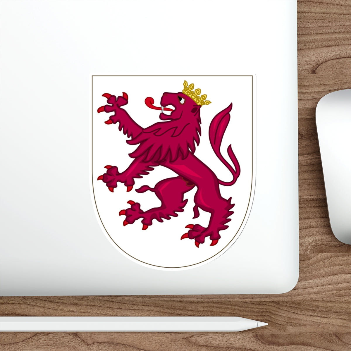 Arms of León STICKER Vinyl Die-Cut Decal-The Sticker Space