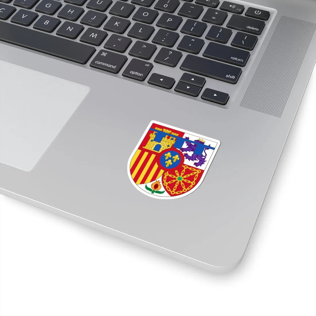 Arms of Leonor Princess of Asturias (Spain) (Coat of Arms) STICKER Vinyl Kiss-Cut Decal - The Sticker Space