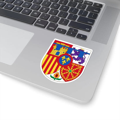 Arms of Leonor Princess of Asturias (Spain) (Coat of Arms) STICKER Vinyl Kiss-Cut Decal - The Sticker Space