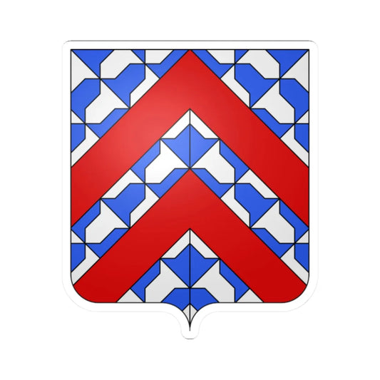 Arms of Lincent (Belgium) (Coat of Arms) STICKER Vinyl Kiss-Cut Decal 2 Inch White - The Sticker Space