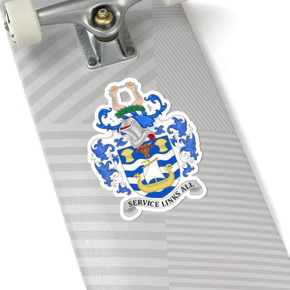 Arms of Lindsey County Council (England) (Coat of Arms) STICKER Vinyl Kiss-Cut Decal - The Sticker Space