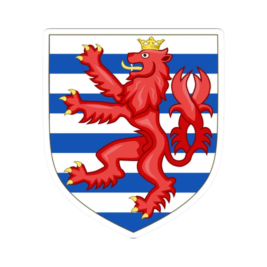 Arms of Luxembourg (Luxembourg) (Coat of Arms) STICKER Vinyl Kiss-Cut Decal 2 Inch White - The Sticker Space