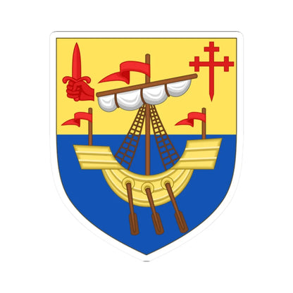 Arms of Macpherson of Cluny (Scotland) (Coat of Arms) STICKER Vinyl Kiss-Cut Decal 2 Inch White - The Sticker Space