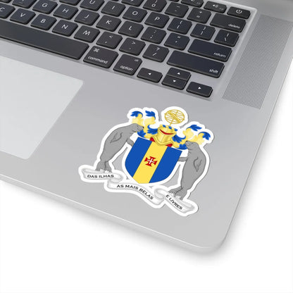 Arms of Madeira (Portugal) (Coat of Arms) STICKER Vinyl Kiss-Cut Decal - The Sticker Space