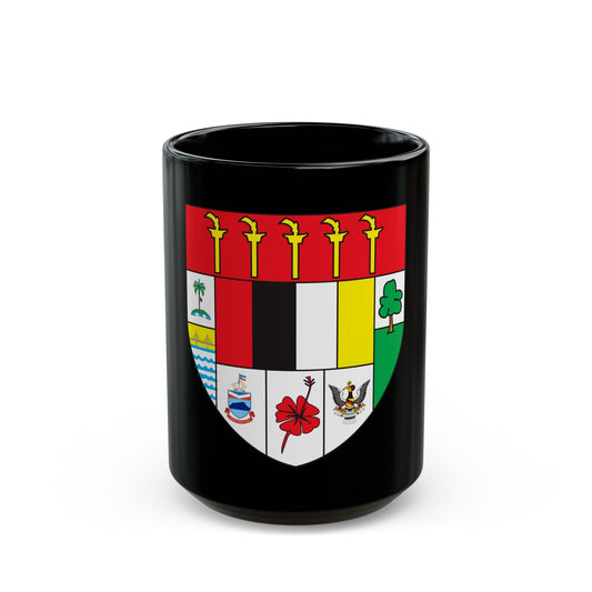 Arms of Malaysia - Black Coffee Mug-15oz-The Sticker Space