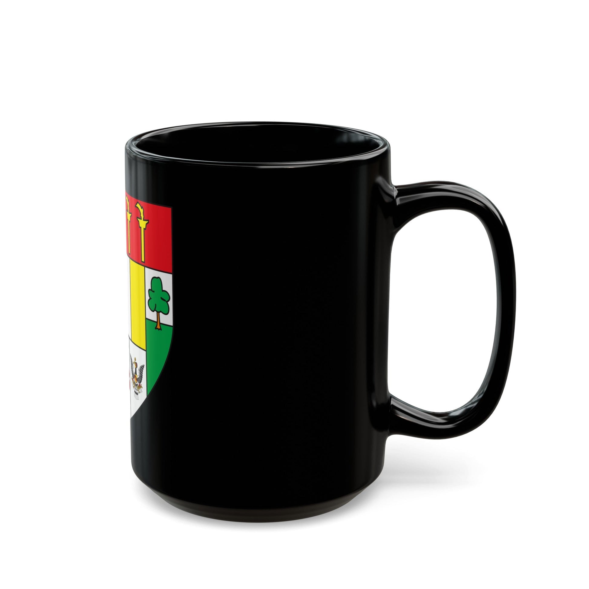 Arms of Malaysia - Black Coffee Mug-The Sticker Space