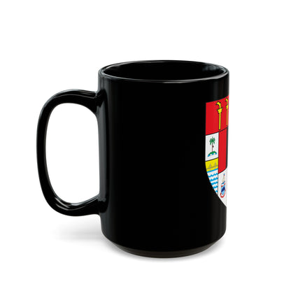 Arms of Malaysia - Black Coffee Mug-The Sticker Space