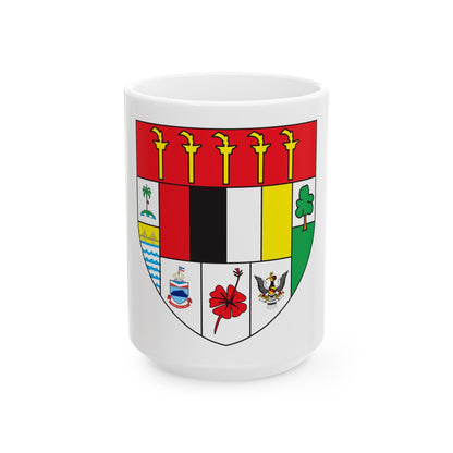 Arms of Malaysia - White Coffee Mug-15oz-The Sticker Space