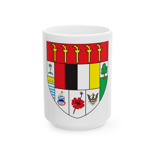 Arms of Malaysia - White Coffee Mug-15oz-The Sticker Space