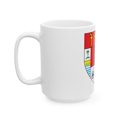 Arms of Malaysia - White Coffee Mug-The Sticker Space