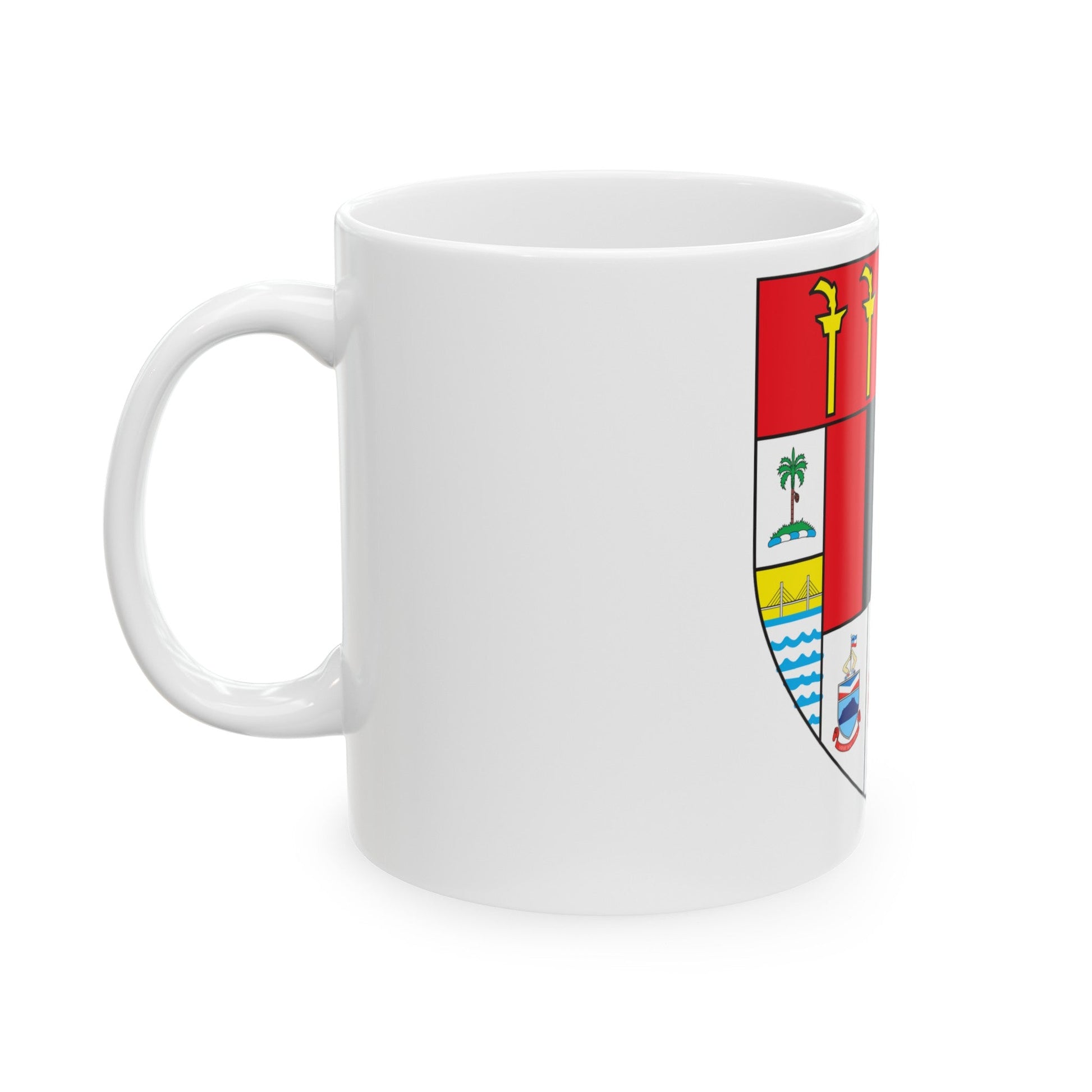 Arms of Malaysia - White Coffee Mug-The Sticker Space