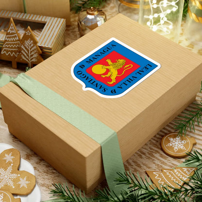 Arms of Managua (Nicaragua) (Coat of Arms) STICKER Vinyl Kiss-Cut Decal - The Sticker Space