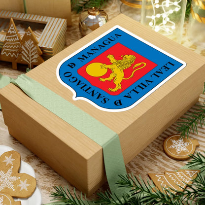 Arms of Managua (Nicaragua) (Coat of Arms) STICKER Vinyl Kiss-Cut Decal - The Sticker Space