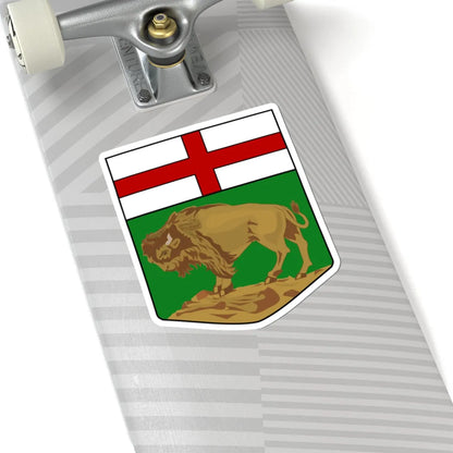 Arms of Manitoba (Canada) (Coat of Arms) STICKER Vinyl Kiss-Cut Decal - The Sticker Space