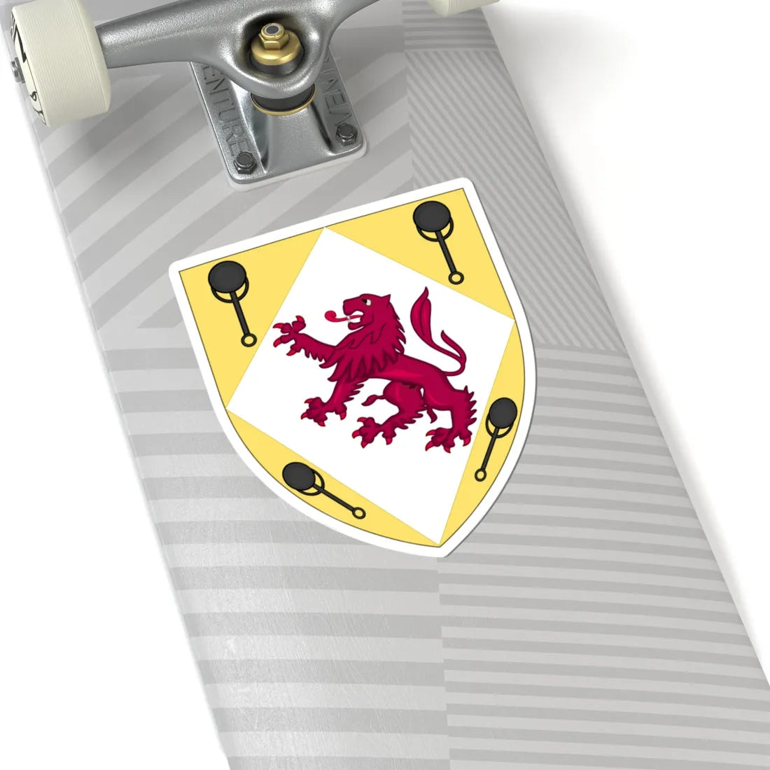 Arms of María de Padilla (Spain) (Coat of Arms) STICKER Vinyl Kiss-Cut Decal - The Sticker Space