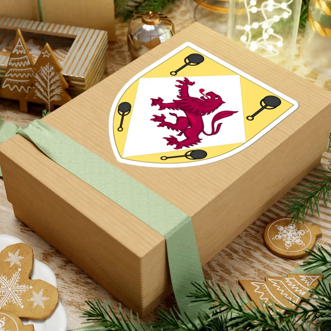 Arms of María de Padilla (Spain) (Coat of Arms) STICKER Vinyl Kiss-Cut Decal - The Sticker Space