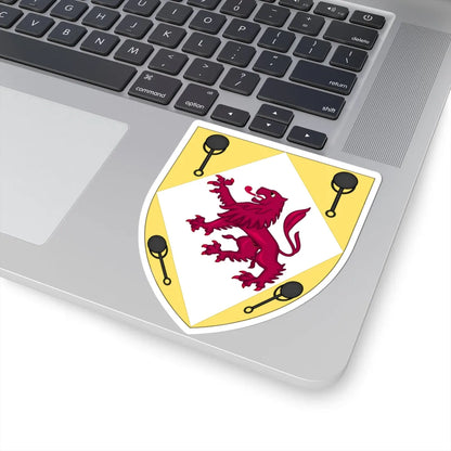 Arms of María de Padilla (Spain) (Coat of Arms) STICKER Vinyl Kiss-Cut Decal - The Sticker Space
