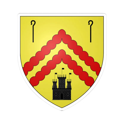 Arms of McClaren (Wales) (Coat of Arms) STICKER Vinyl Kiss-Cut Decal 3 Inch White - The Sticker Space