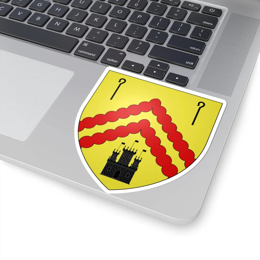 Arms of McClaren (Wales) (Coat of Arms) STICKER Vinyl Kiss-Cut Decal - The Sticker Space