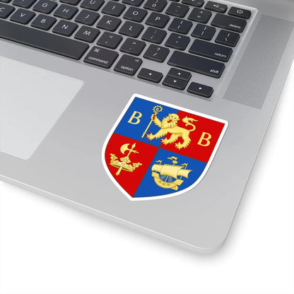 Arms of Metropolitan Borough of Bermondsey (England) (Coat of Arms) STICKER Vinyl Kiss-Cut Decal - The Sticker Space
