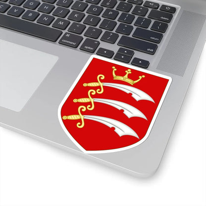 Arms of Middlesex County Council (England) (Coat of Arms) STICKER Vinyl Kiss-Cut Decal - The Sticker Space
