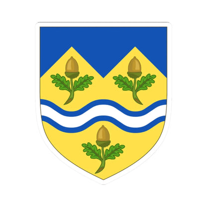 Arms of Mole Valley District Council (England) (Coat of Arms) STICKER Vinyl Kiss-Cut Decal 2 Inch White - The Sticker Space