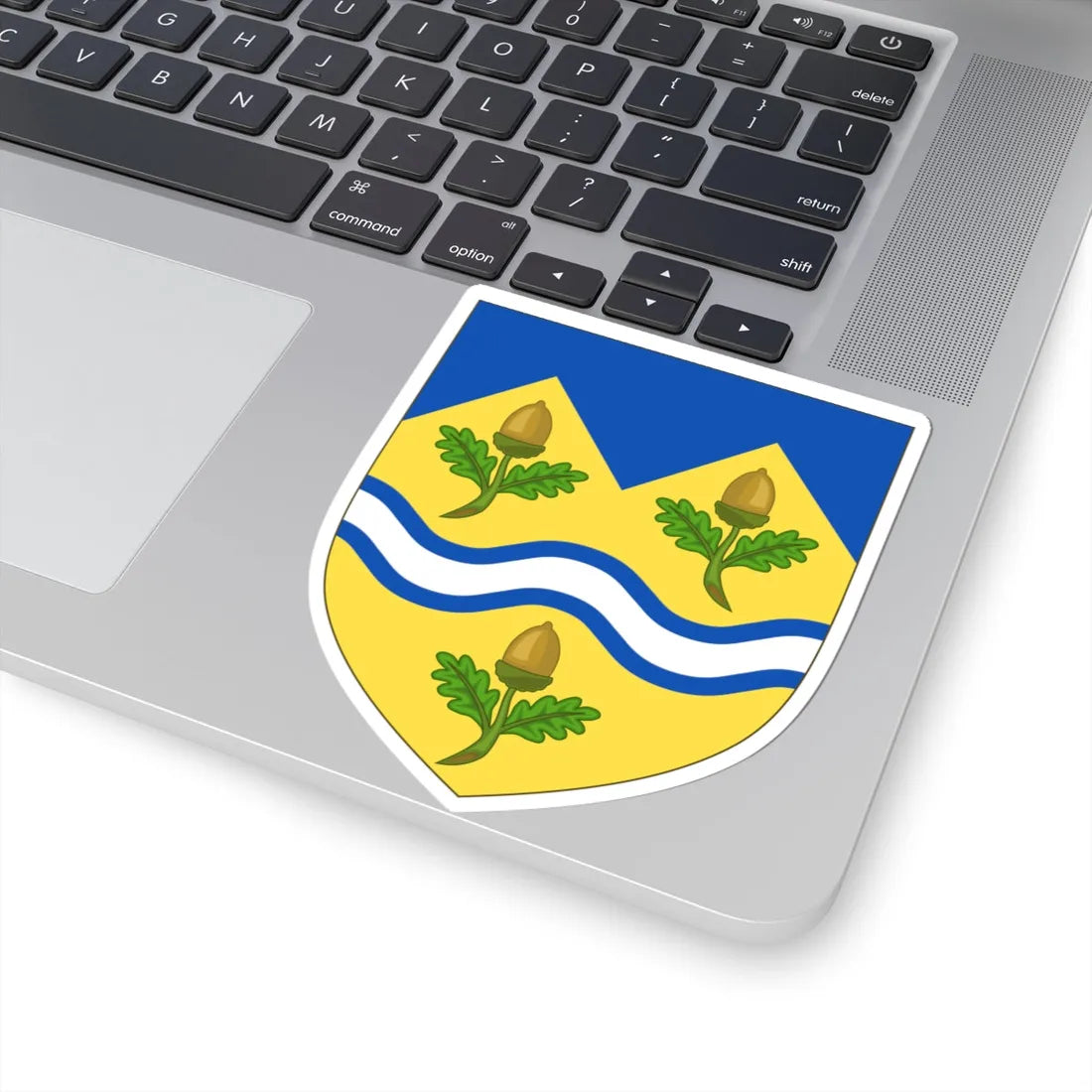 Arms of Mole Valley District Council (England) (Coat of Arms) STICKER Vinyl Kiss-Cut Decal - The Sticker Space