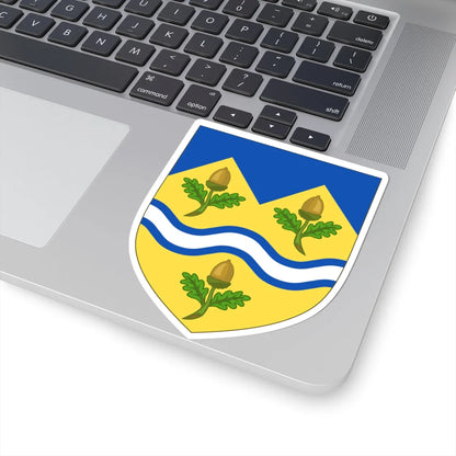 Arms of Mole Valley District Council (England) (Coat of Arms) STICKER Vinyl Kiss-Cut Decal - The Sticker Space