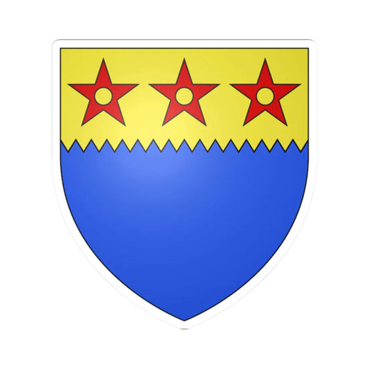 Arms of Moore of Drogheda (Ireland) (Coat of Arms) STICKER Vinyl Kiss-Cut Decal 2 Inch White - The Sticker Space