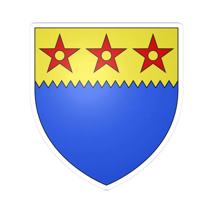 Arms of Moore of Drogheda (Ireland) (Coat of Arms) STICKER Vinyl Kiss-Cut Decal 3 Inch White - The Sticker Space