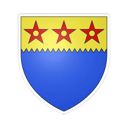 Arms of Moore of Drogheda (Ireland) (Coat of Arms) STICKER Vinyl Kiss-Cut Decal 6 Inch White - The Sticker Space