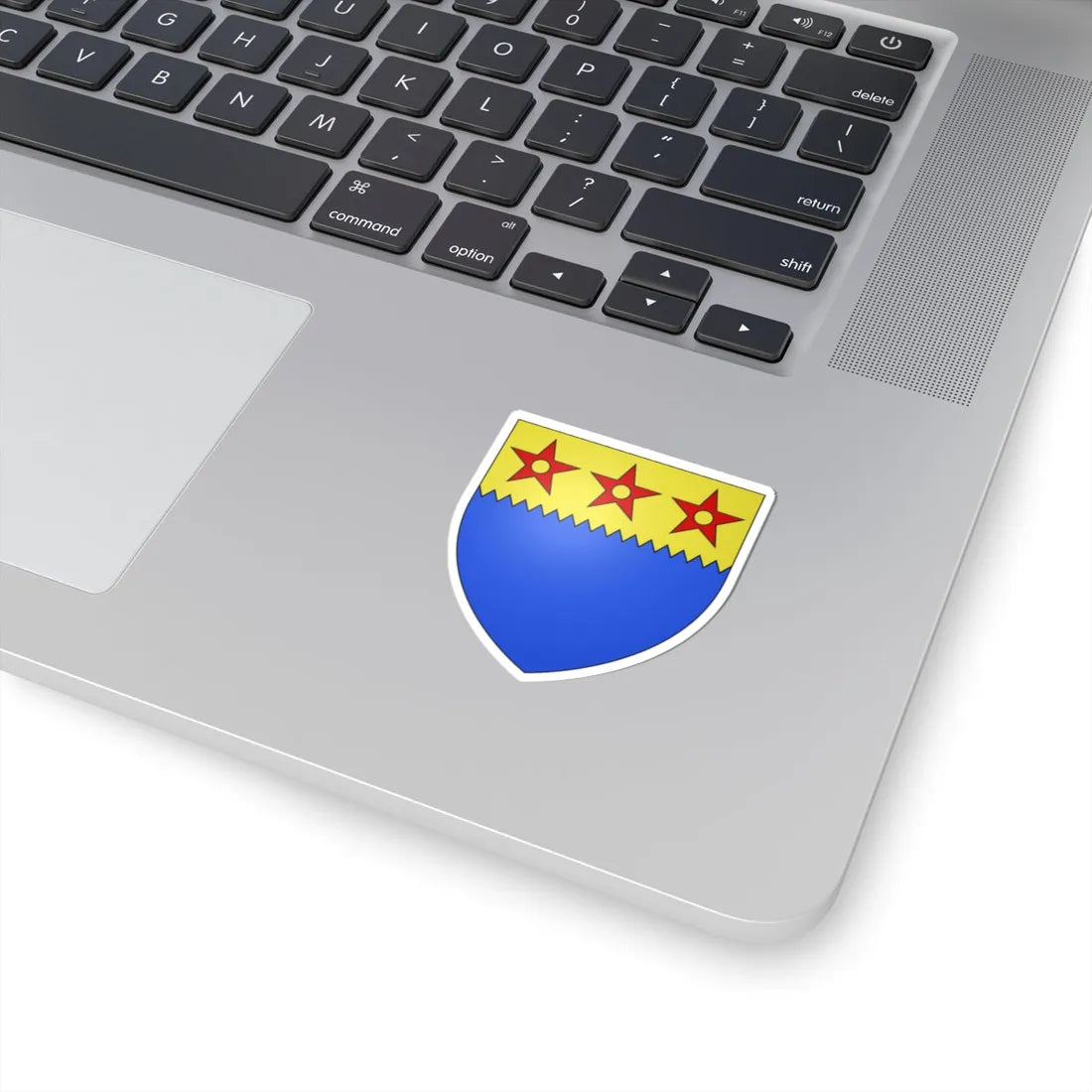 Arms of Moore of Drogheda (Ireland) (Coat of Arms) STICKER Vinyl Kiss-Cut Decal - The Sticker Space