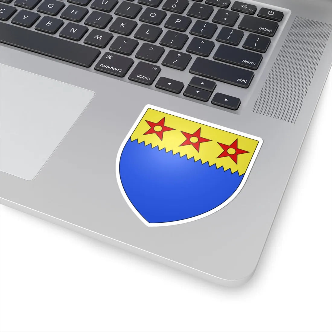 Arms of Moore of Drogheda (Ireland) (Coat of Arms) STICKER Vinyl Kiss-Cut Decal - The Sticker Space