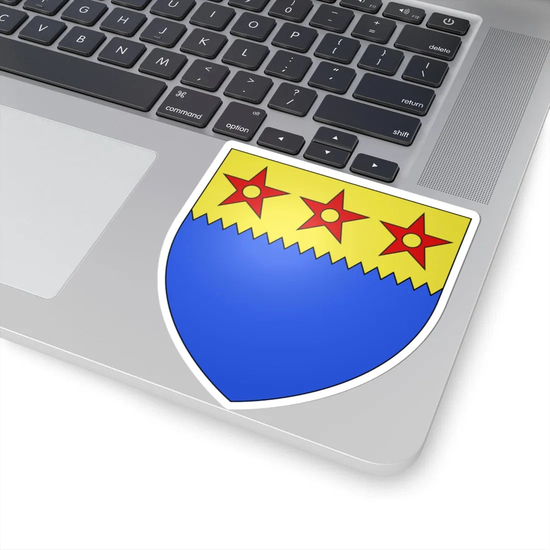 Arms of Moore of Drogheda (Ireland) (Coat of Arms) STICKER Vinyl Kiss-Cut Decal - The Sticker Space