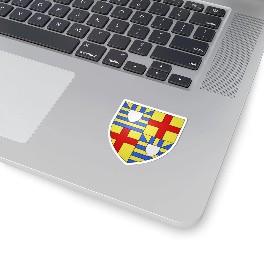 Arms of Mortimer-de Burgh (Ireland) (Coat of Arms) STICKER Vinyl Kiss-Cut Decal - The Sticker Space
