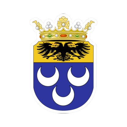 Arms of Mulay Muhammad (Tunisia) (Coat of Arms) STICKER Vinyl Kiss-Cut Decal 2 Inch White - The Sticker Space