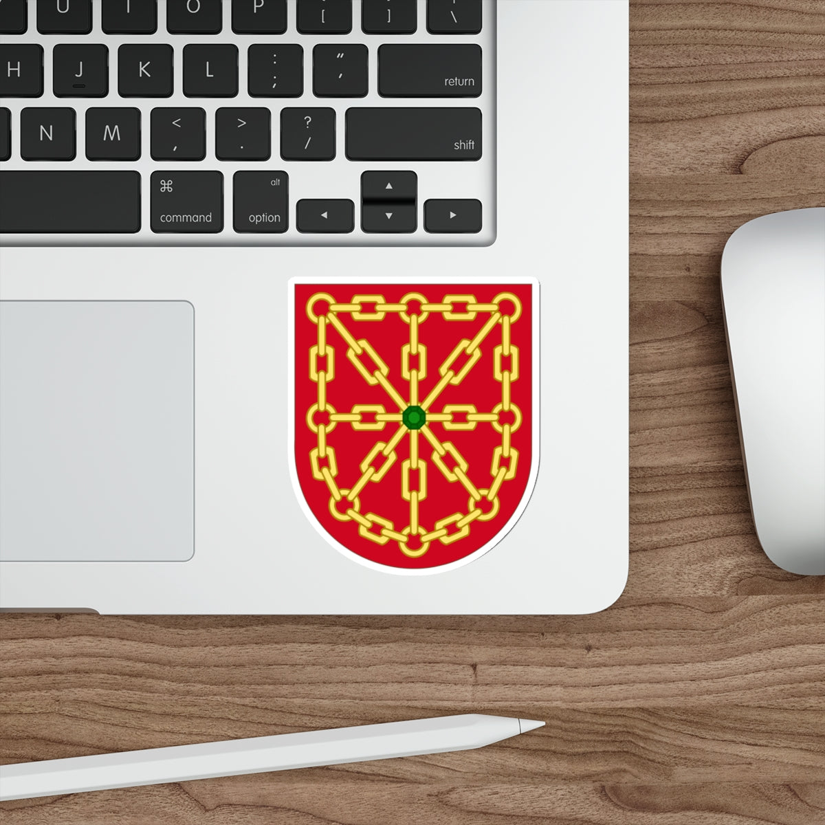 Arms of Navarre STICKER Vinyl Die-Cut Decal-The Sticker Space