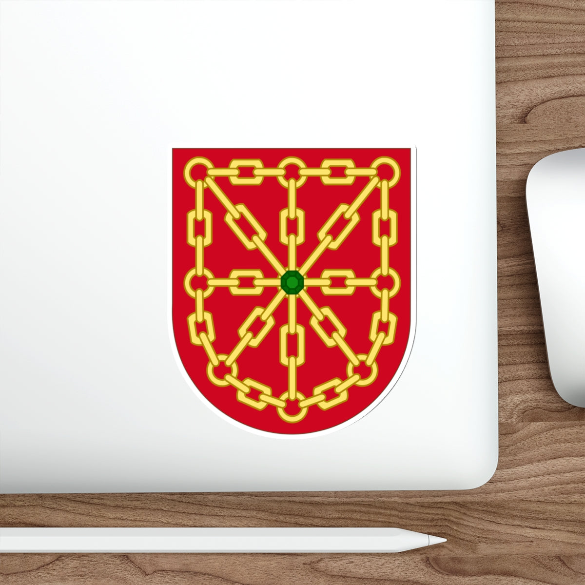 Arms of Navarre STICKER Vinyl Die-Cut Decal-The Sticker Space