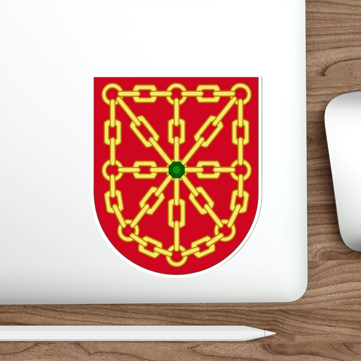 Arms of Navarre STICKER Vinyl Die-Cut Decal-The Sticker Space