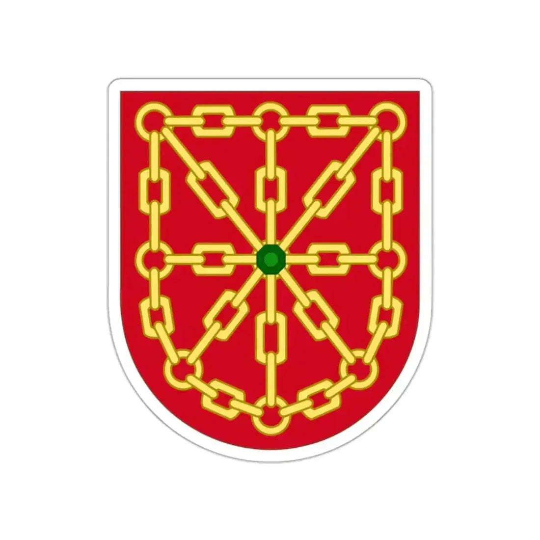 Arms of Navarre STICKER Vinyl Die-Cut Decal 2 Inch - The Sticker Space